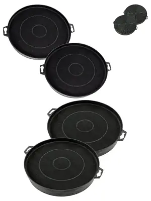 2pcs Carbon Filter Set for Tecnik Hood TKE5035/591/595