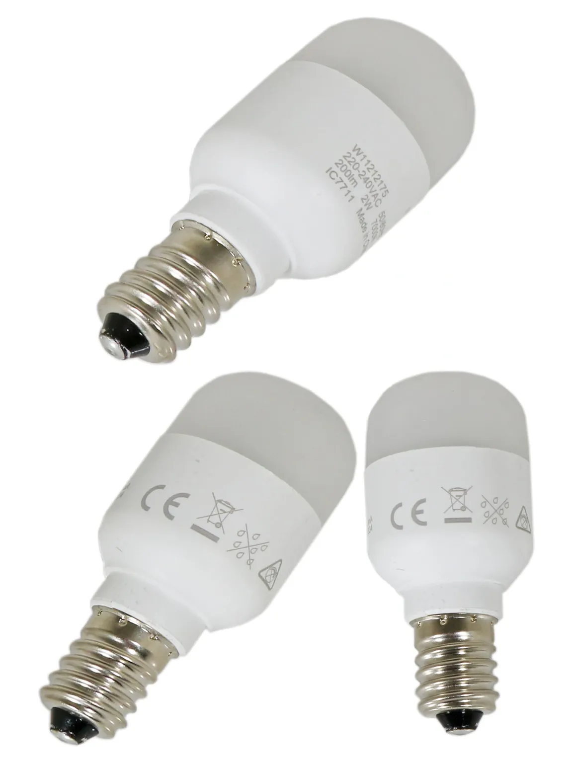 2W LED Fridge Light Bulb E14 Base 220‑240V Universal Refrigerator Lamp