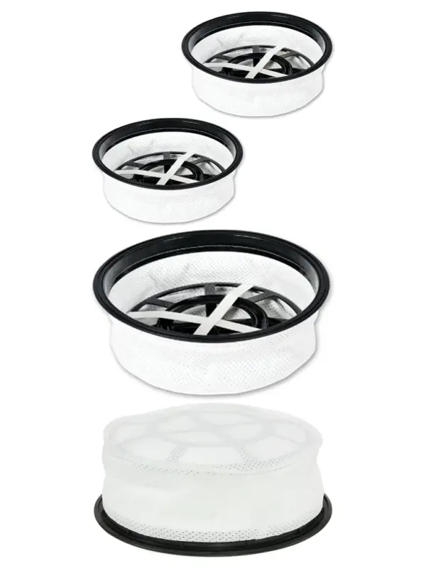 2×12 mm Microfibre Round Filters for Numatic Henry, Hetty & James
