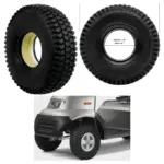 3.00x4 Solid Block Tread Mobility Scooter Tire - Puncture-Free, 260x85