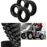 3.00x8 Mobility Scooter Tire with 8in Rim & Inner Tube – Set of 2