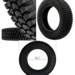 3.00x8 Pneumatic Block Tread Tire for 8‑inch Mobility Scooters