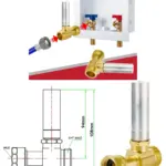 3/4" Brass Water Hammer Arrestor for Washing Machine & Dishwasher
