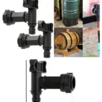 3/4 BSP Quick Connect Water Butt Faucet for Rain Barrels & Brewing