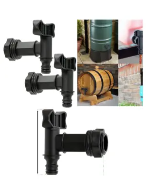 3/4 BSP Quick Connect Water Butt Faucet for Rain Barrels & Brewing