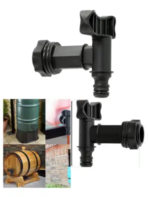 3/4 BSP Quick‑Connect Water Butt Tap for Rain Barrels & Home Brewing