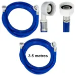 3.5m Cold Water Inlet Hose with Seals for Dishwasher & Washing Machine