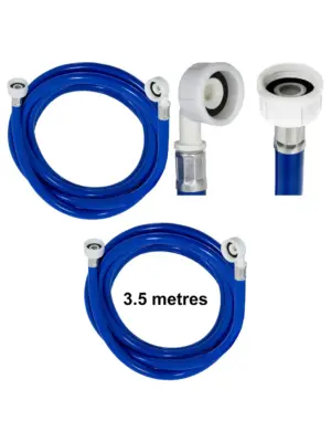 3.5m Cold Water Inlet Hose with Seals for Dishwasher & Washing Machine
