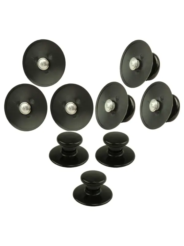 3 Heat‑Resistant Universal Lid Knobs for Slow Cookers & Glass Saucepan
