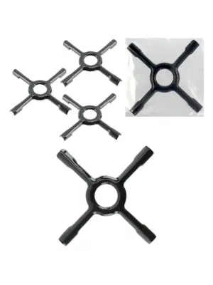3‑Pack 150mm Ceramic Trivet for Gas Hobs – Heat‑Resistant Pan Support