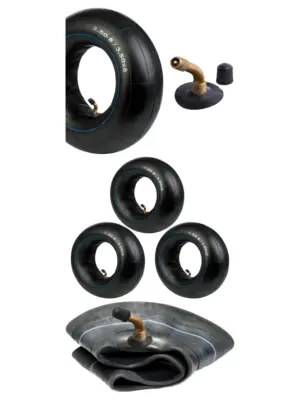 3 Pack 3.5x8 Pneumatic Inner Tubes for Wheelbarrow, Trailer & Scooter