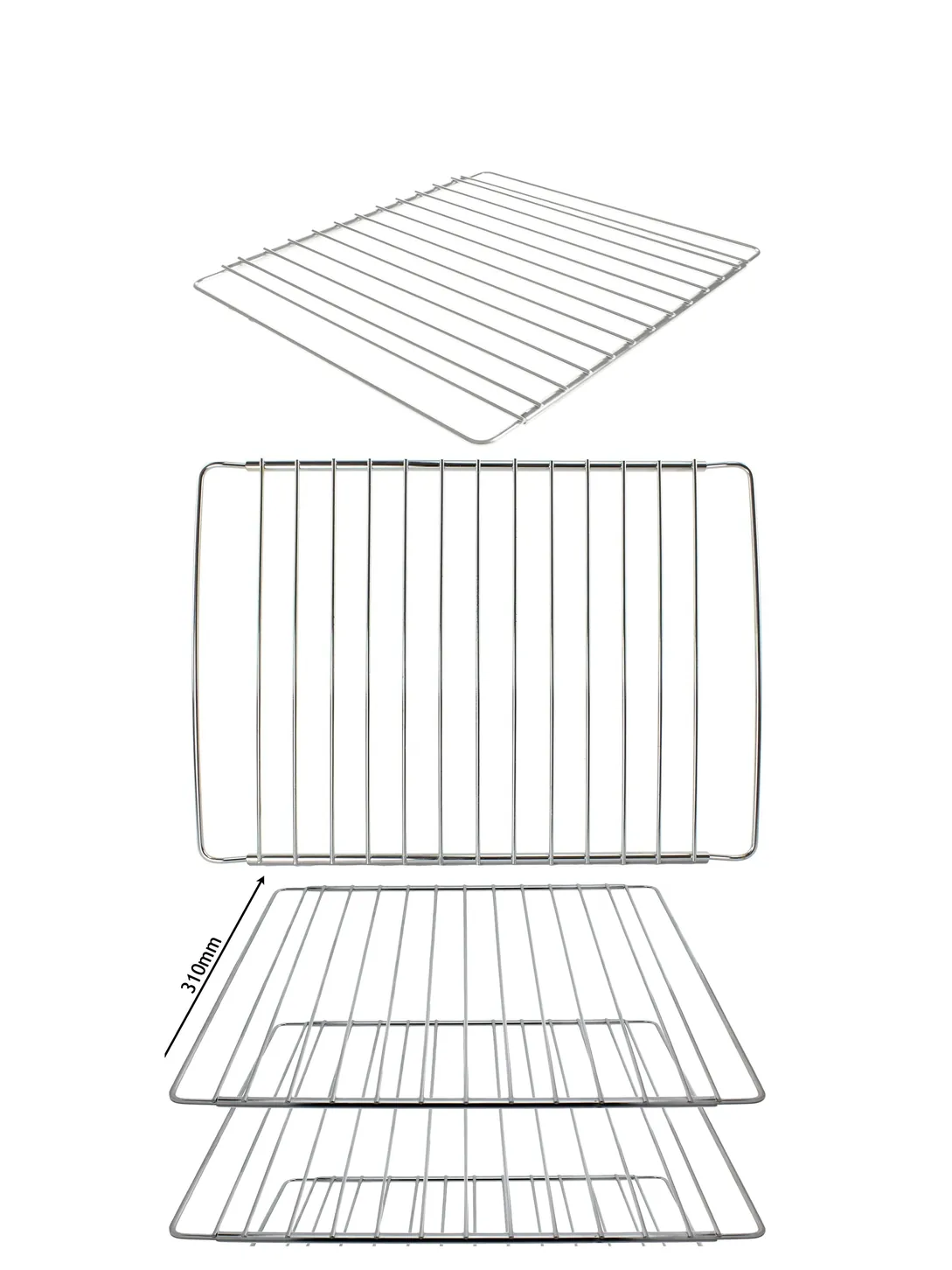 3 Pack Universal Adjustable Oven Shelf Extendable Rack 310-565mm