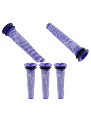 3-Pack Washable Premotor Filter Sticks for Dyson V6-V8 Animal Vacuums