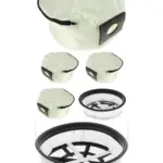 3 Reusable Zip Dust Bags + 11 Filters for Henry Hetty 160 Vacuum