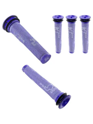 3 Washable Dyson Pre‑Motor Filter Sticks for DC58‑DC62 & V6‑V8