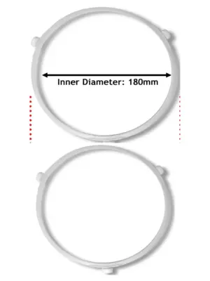 3‑Wheel Glass Turntable Support for Tesco Microwave