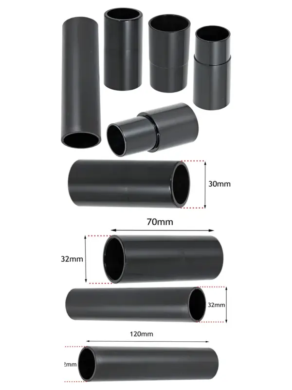 30-35mm Dust Extractor Adapter for Numatic Henry/Hetty Vacuums - 5 Pack