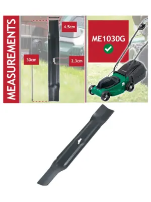 30 cm Metal Replacement Blade for Ryno ME1030G Lawn Mower