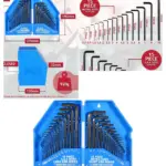 30-Piece Hex Key Set – Metric & SAE Long/Short Arms, CVD Steel, Case