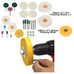 30‑Piece Metal Polishing & Buffing Kit – 3.2 mm Grinding Wheels