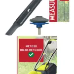 30cm Metal Blade for ME1030 RM30 Lawn Mower + Drill Sharpener