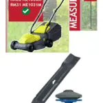 30cm Metal Lawn Mower Blade for Challenge RM30/RM31 + Drill Sharpener