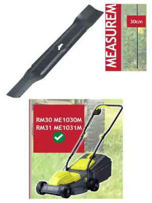 30cm Metal Replacement Blade for Sovereign RM30/RM31 Lawn Mowers
