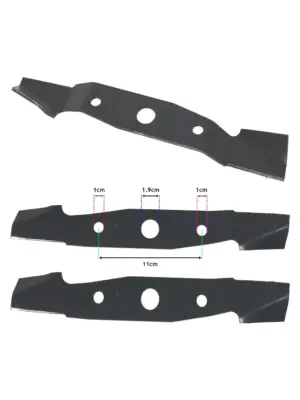 30cm Mower Blade for Homebase Powerbase 900W/1000W M1G‑ZP3‑300