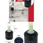 30mm Single-Handle Mixer Cartridge for Sink & Bath – Hot/Cold Valve