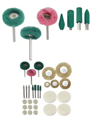 31‑Piece Drill Brush & Wheel Set – 3.2mm Wire Brushes for BBQ Rust Removal