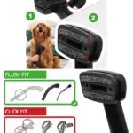 32mm Dog Grooming Brush – B&Q Vacuum Pet Hair Attachment