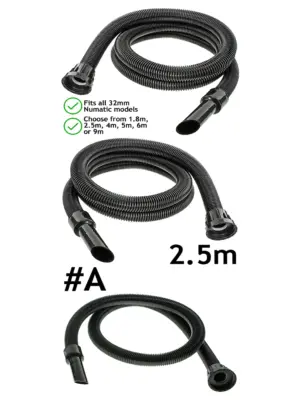 32mm Replacement Hose for Numatic Henry & Hetty Vacuum – Pipe Kit