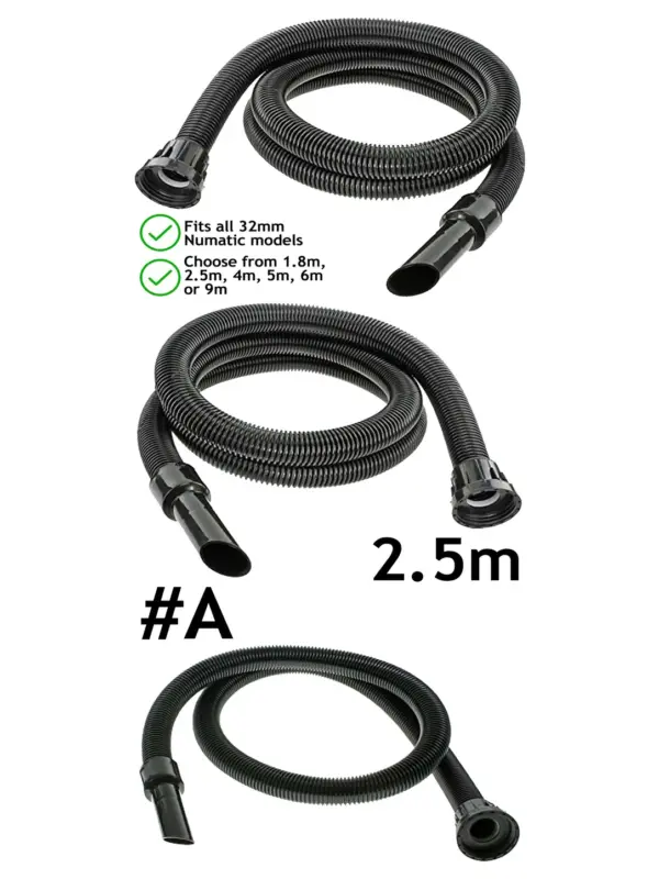 32mm Replacement Hose for Numatic Henry & Hetty Vacuum – Pipe Kit