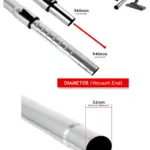 32mm Telescopic Extension Rod & Mini Tool Kit for TESCO Vacuums