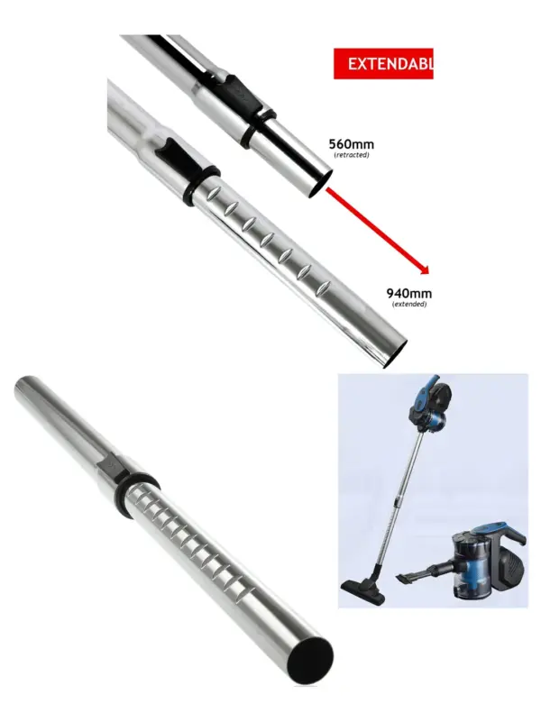 32mm Telescopic Extension Tube for Vytronix HSV3 Vacuum Rod
