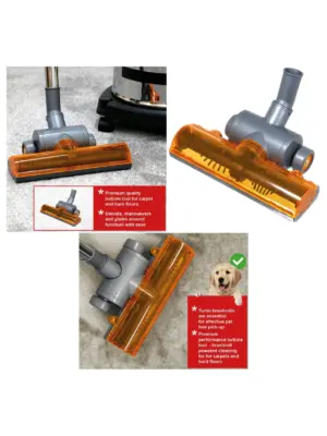 32mm Turbo Brush for Numatic Henry Vacuums – Floor Turbine Tool