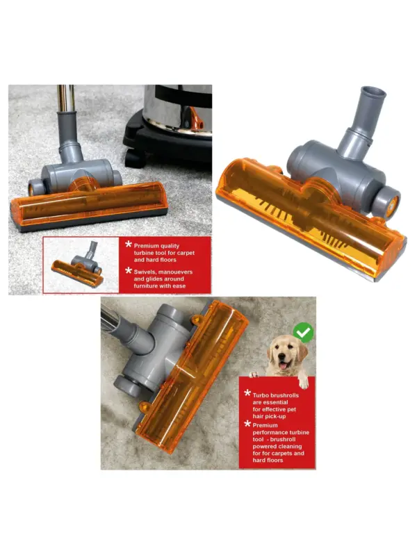 32mm Turbo Brush for Numatic Henry Vacuums – Floor Turbine Tool