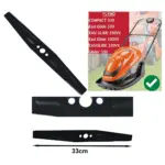 33 cm Metal Blade Replacement for Flymo 330 Compact Easi-Glide FLY027