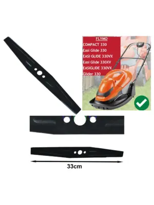 33 cm Metal Blade Replacement for Flymo 330 Compact Easi-Glide FLY027