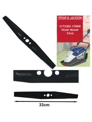 33 cm Metal Replacement Blade for Spear & Jackson S1733EH Hover Mower