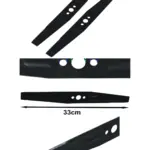 33cm Metal Blade for Spear & Jackson S1733EH Hover Mower 2pcs