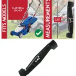 34cm Metal Blade Replacement for Spear & Jackson Lawn Mower CLMF2434A