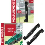 34cm Metal Replacement Blade for McGregor Lawnmowers – Pack of 2