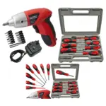 35-Piece Vanadium Magnetic Bit Set + Cordless Electric Screwdriver