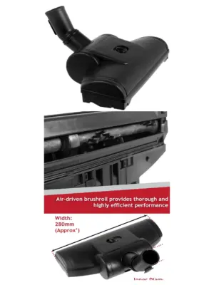 35mm Miele Vacuum Brush for C1 C2 C3 – Complete/Compact/Powerline