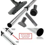35mm Telescopic Extension Rod & Tool Kit for Karcher Vacuum Cleaners