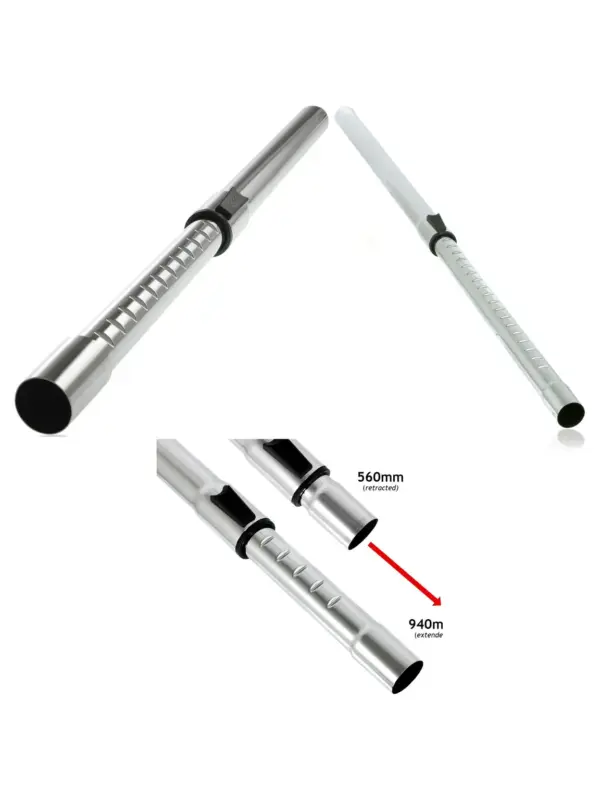 35mm Telescopic Vacuum Cleaner Extension Tube for Bushes