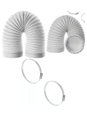 3m AC vent hose with clips for Black & Decker portable air conditioner