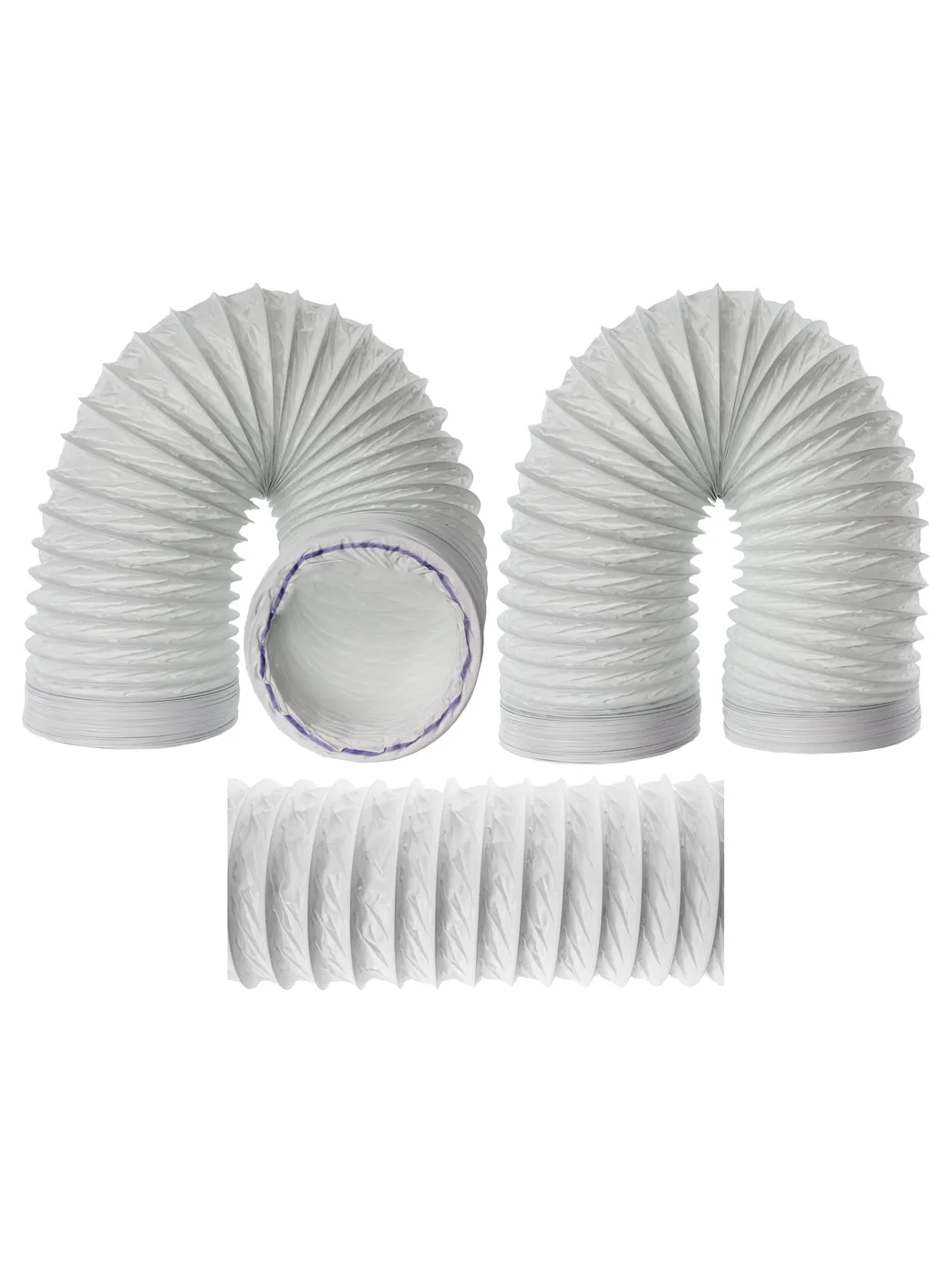 3m Bush AC Vent Hose - Flexible Air Conditioner Extension Pipe