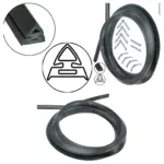 3m Cut Oven Door Seal for Logik 3/4‑Side Cookers – Rounded & 90° Clip